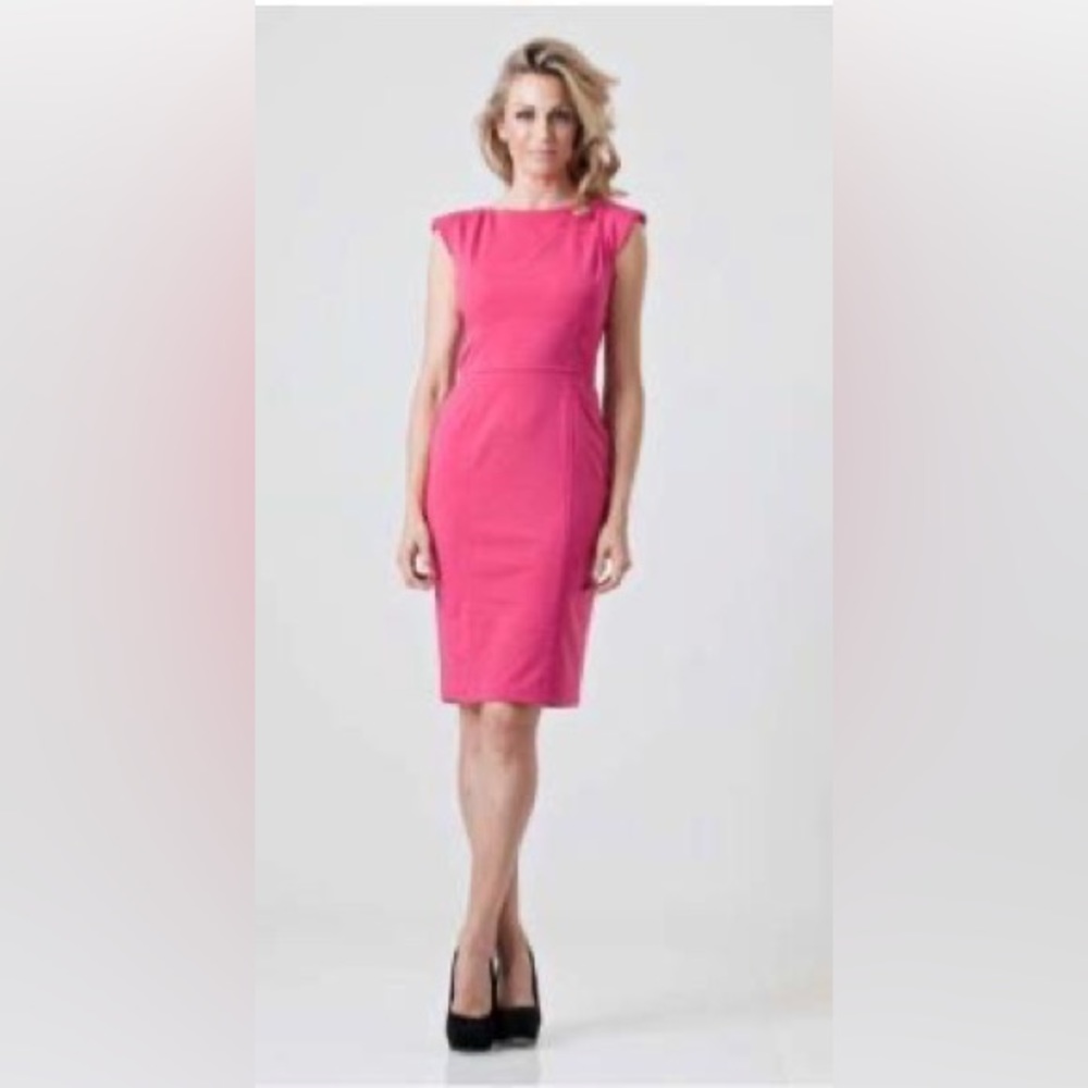 Fuchsia Jersey day dress